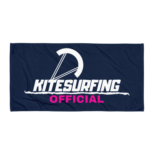 KitesurfingOfficial Towel - navy blue
