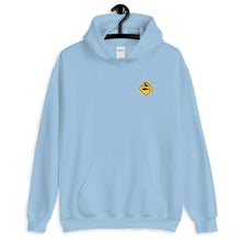 Load image into Gallery viewer, Caution Shark Hoodie - Hoodie - KitesurfingOfficial
