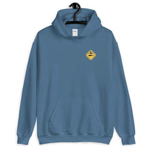Load image into Gallery viewer, Caution Shark Hoodie - Hoodie - KitesurfingOfficial

