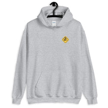 Load image into Gallery viewer, Caution Shark Hoodie - Hoodie - KitesurfingOfficial
