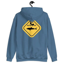 Load image into Gallery viewer, Caution Shark Hoodie - Hoodie - KitesurfingOfficial
