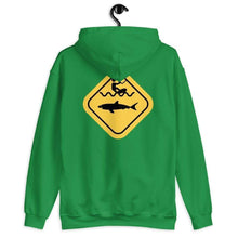 Load image into Gallery viewer, Caution Shark Hoodie - Hoodie - KitesurfingOfficial
