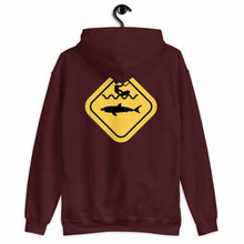 Load image into Gallery viewer, Caution Shark Hoodie - Hoodie - KitesurfingOfficial
