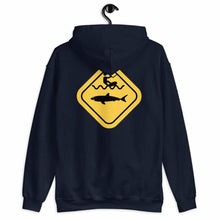 Load image into Gallery viewer, Caution Shark Hoodie - Hoodie - KitesurfingOfficial
