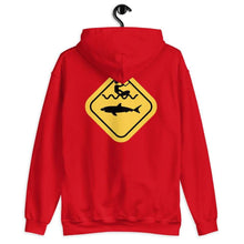 Load image into Gallery viewer, Caution Shark Hoodie - Hoodie - KitesurfingOfficial
