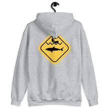 Load image into Gallery viewer, Caution Shark Hoodie - Hoodie - KitesurfingOfficial
