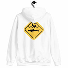 Load image into Gallery viewer, Caution Shark Hoodie - Hoodie - KitesurfingOfficial
