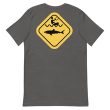 Load image into Gallery viewer, Caution Shark T-Shirt - T-Shirt - KitesurfingOfficial
