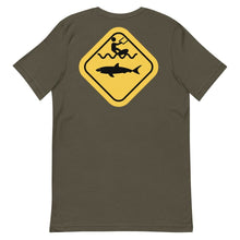 Load image into Gallery viewer, Caution Shark T-Shirt - T-Shirt - KitesurfingOfficial
