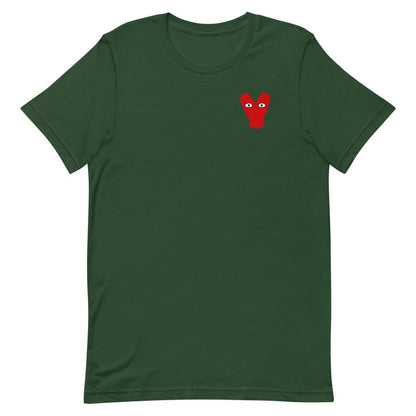 Red Kiteboard Heart - T-shirts - KitesurfingOfficial