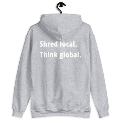Shred local. Think global. - Hoodie - KitesurfingOfficial