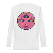 Load image into Gallery viewer, Eat Sleep Surf Repeat - Rash Guard Men - KitesurfingOfficial
