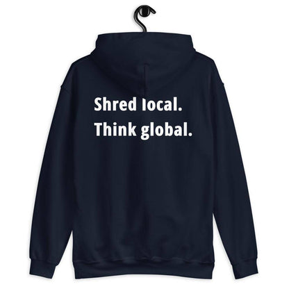 Shred local. Think global. - Hoodie - KitesurfingOfficial