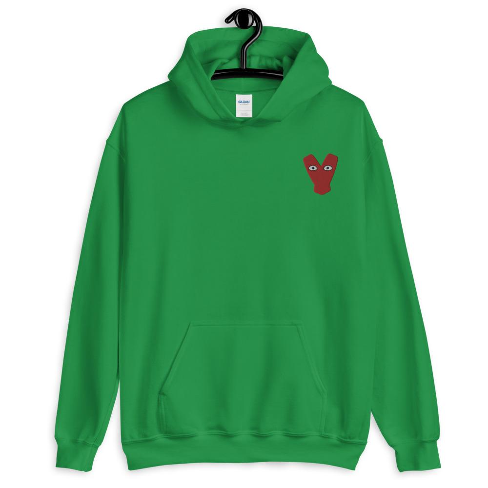 Red Kiteboard Heart - Hoodie - KitesurfingOfficial