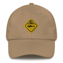 Load image into Gallery viewer, Caution Shark Dad hat - Cap - KitesurfingOfficial
