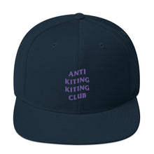 Load image into Gallery viewer, Anti Kiting Kiting Club Snapback Hat - Cap - KitesurfingOfficial
