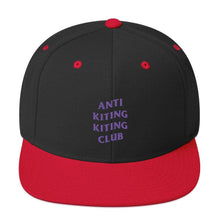 Load image into Gallery viewer, Anti Kiting Kiting Club Snapback Hat - Cap - KitesurfingOfficial
