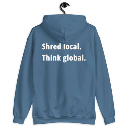 Shred local. Think global. - Hoodie - KitesurfingOfficial