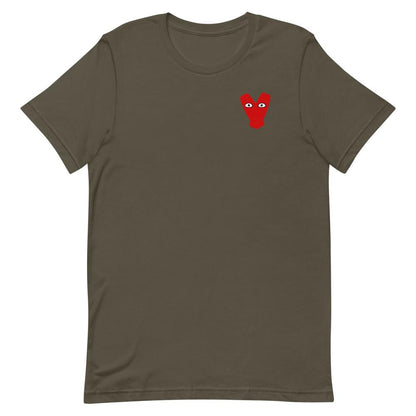 Red Kiteboard Heart - T-shirts - KitesurfingOfficial