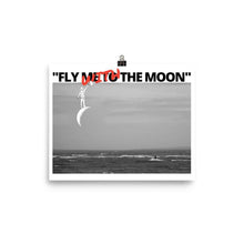 Load image into Gallery viewer, Fly with the moon kiter - Poster - KitesurfingOfficial
