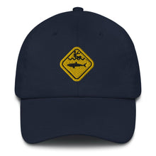 Load image into Gallery viewer, Caution Shark Dad hat - Cap - KitesurfingOfficial
