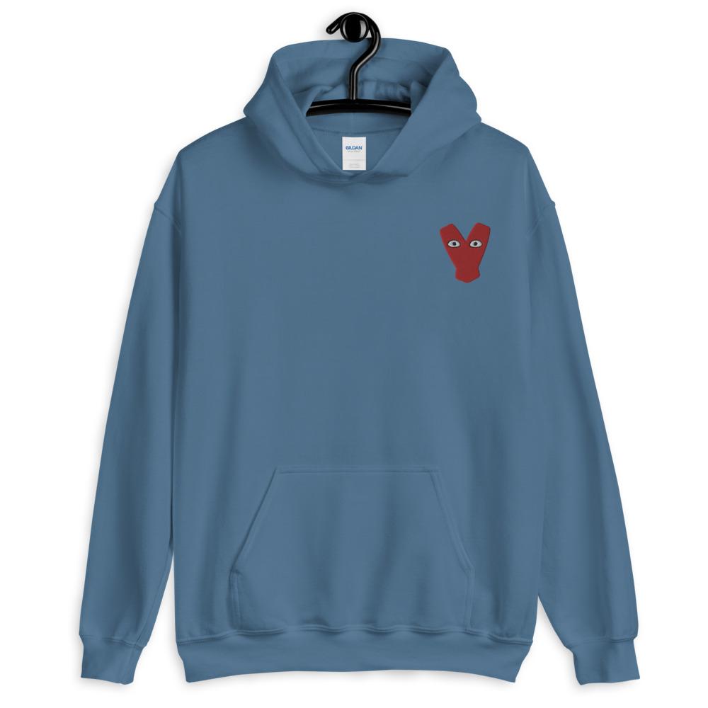 Red Kiteboard Heart - Hoodie - KitesurfingOfficial